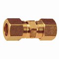 Midwest Fastener 3/8" OD x 3/8" OD Brass Compression Unions 2PK 34502